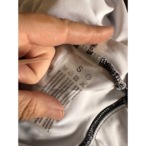 🍒 2/$20 New Women's One Piece Tummy Control Halter Top Bathing Suit Pink Floral - Picture 6 of 6